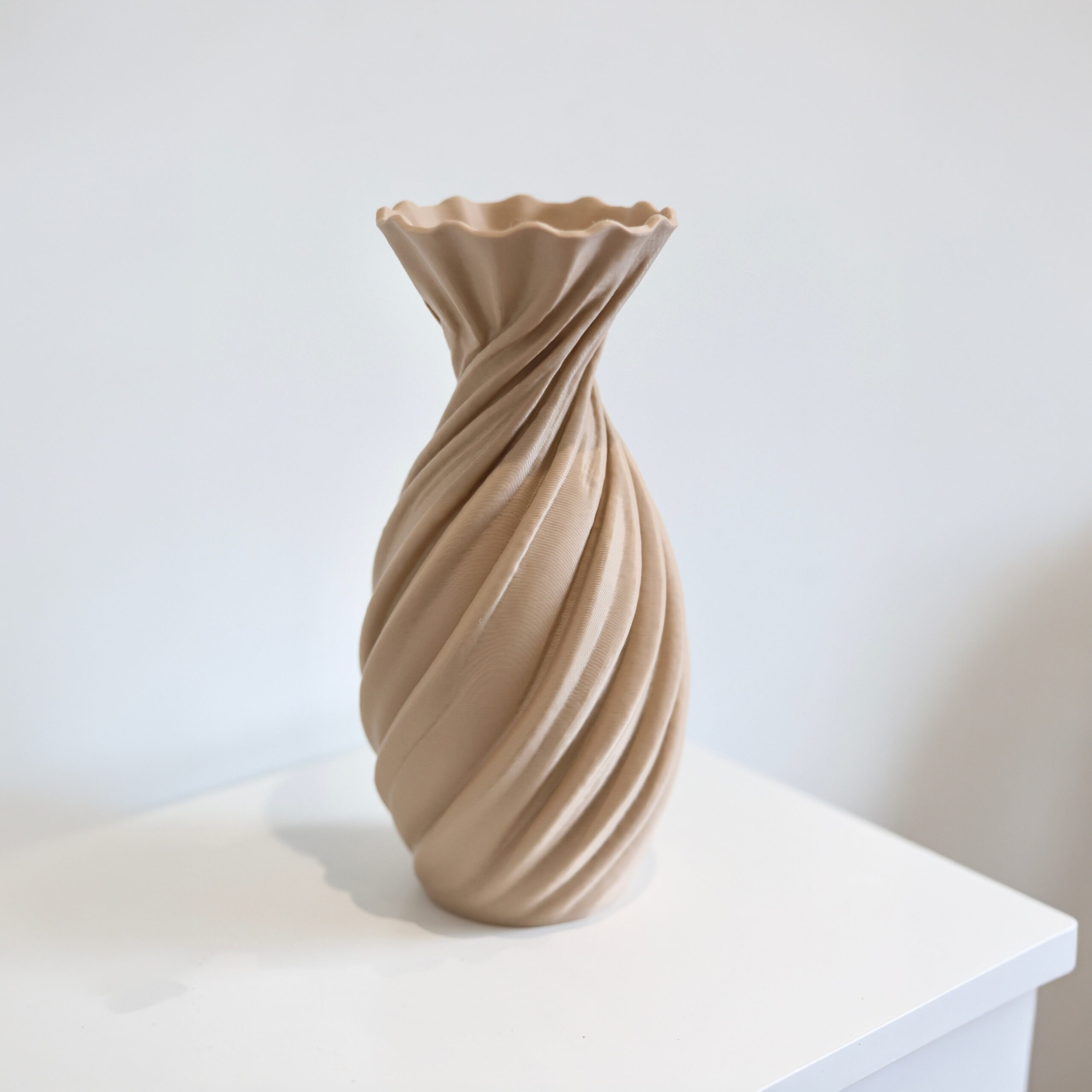 Twisted Linen Vase